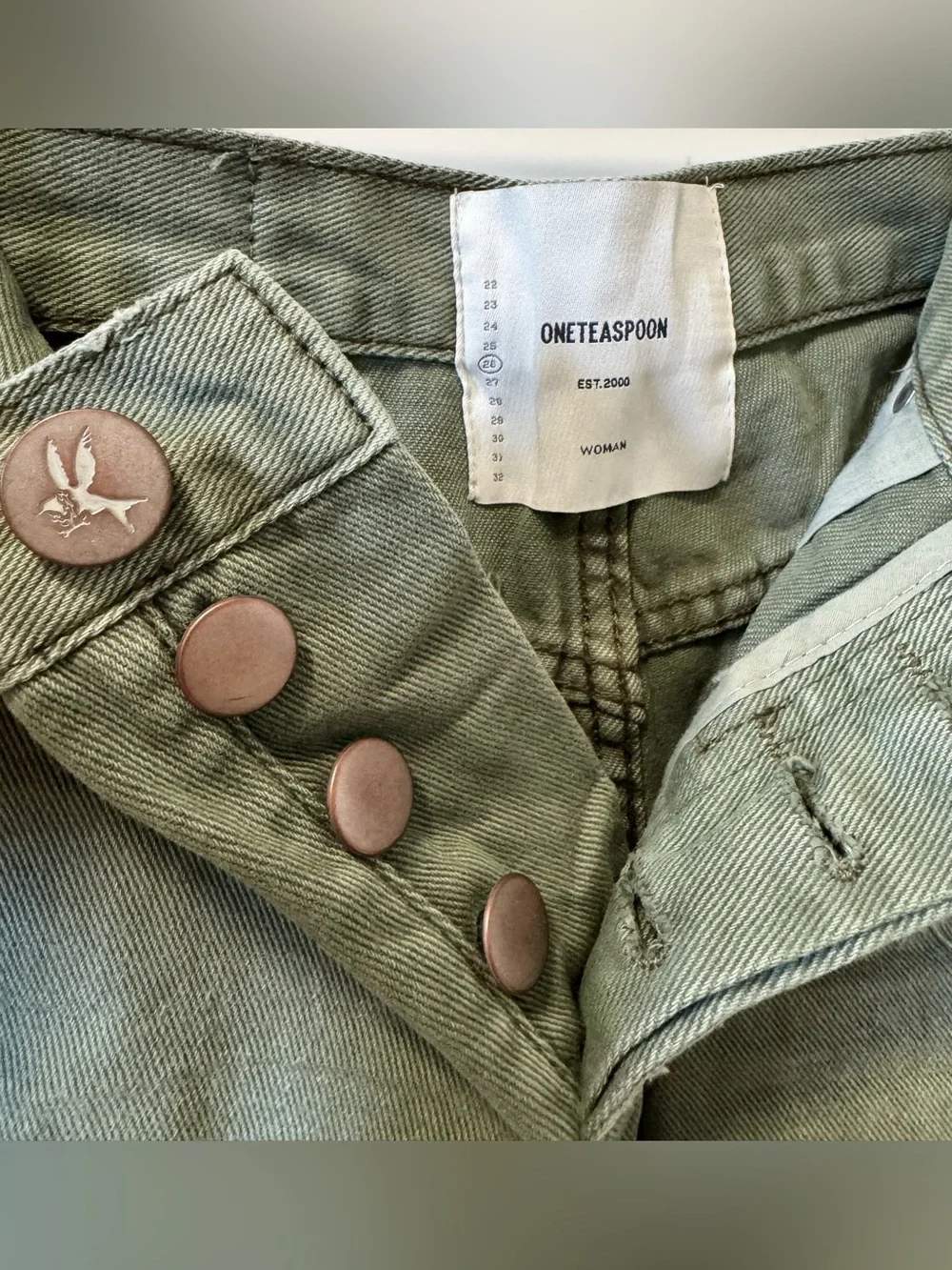 One Teaspoon Brandos Relaxed Fit Long Rise Shorts - Size: 26 - Like New!